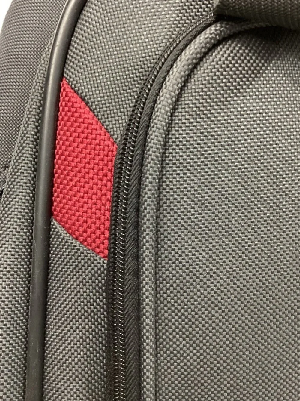 Samsonite Rolling Laptop Bag - Black/Red - Carry Handle + Pull-Along - EUC!
